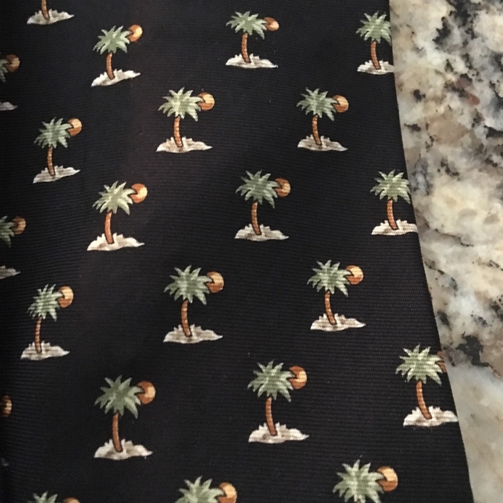 Men’s Ties Bundle Christmas/ Palm Trees and Plaid - Picture 2 of 4